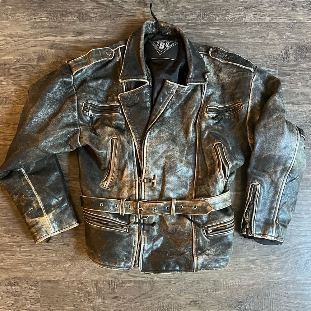 Vintage 2BU leather jacket